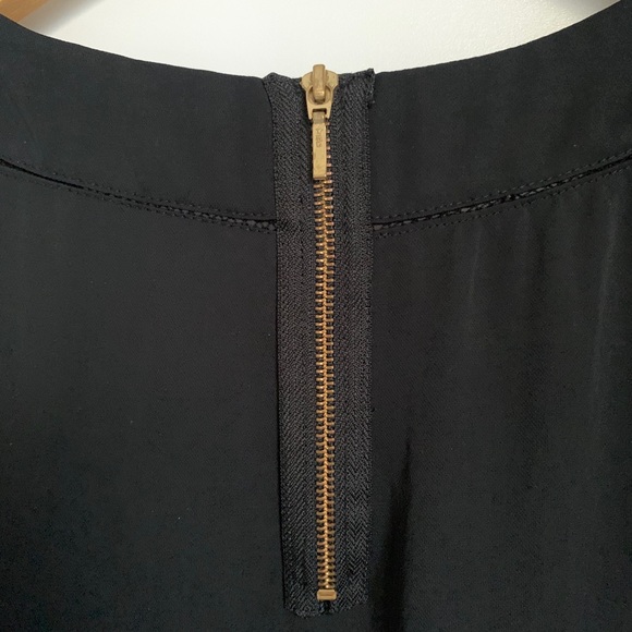 Zara Basics: Black Dress w/ Gold Back Zipper - Picture 6 of 13